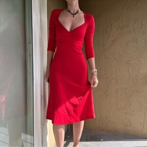 Vintage 100% Wool DVF Dress